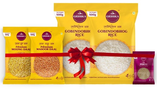 Gobindobhog Rice, Sona Masoor Dal, Sona Moong Dal, Posto